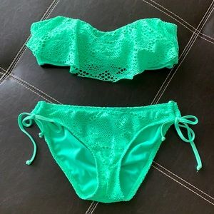 Cute Ruffle Top Bikini